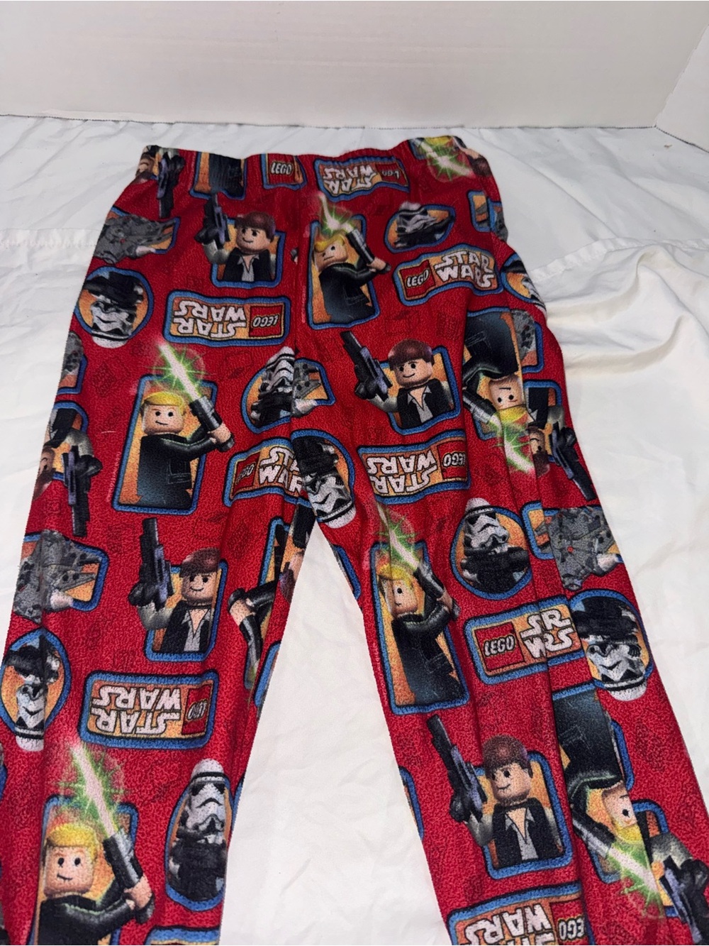 LEGO Red Multicolor Character-Print Pants